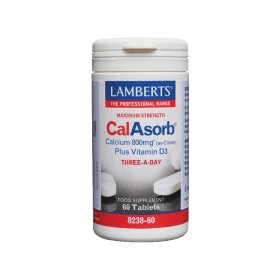 Lamberts CalAsorb Calcium 800mg 60tabs
