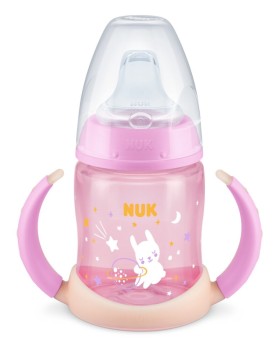 NUK First Choice Εκπαιδευτικό Ποτήρι Night Ροζ 150ml 6-18m