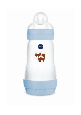 MAM Μπιμπερό Πλαστικό Easy Start Anti-Colic Θηλή Σιλικόνης 2+ 260ml Μπλέ
