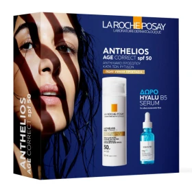 La Roche Posay Αnthelios Age Correct SPF50 Αντηλιακή Κρέμα ενάντια της Φωτογήρανσης & Δώρο Hyalu B5 Serum