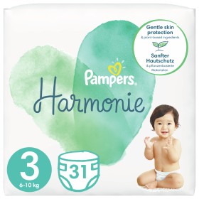 Pampers Harmonie Πάνες No3 6kg-10kg 31τμχ