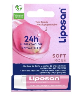 Liposan Soft Rose Lip Balm 4,8g