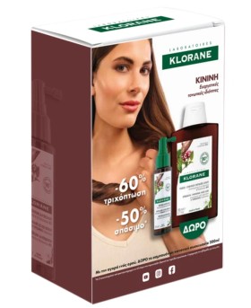 Klorane Anti-Hair Loss Serum Quinine 100ml Promo Pack
