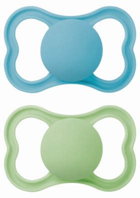 MAM Πιπίλα Supreme Σιλικόνης 6-16 Μηνών Μπλέ-Πράσινο
