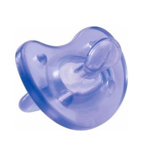 Chicco Physio Soft Πιπίλα Σιλικόνης 6-12m+ Μωβ