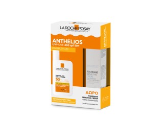 La Roche Posay Anthelios UVMUNE 400 lnvisible Fluid SPF50+ Αντηλιακό Προσώπου για το Κανονικό - Μικτό Δέρμα & Δώρο Ενυδατική κρέμα Toleriane Sensitive