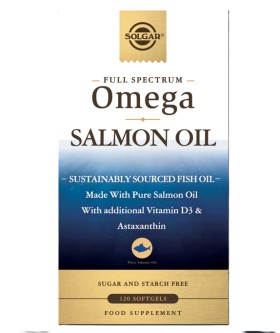 Solgar Full Spectrum Omega Salmon Oil 120softgels