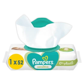 Pampers Sensitive Μωρομάντηλα 52τμχ