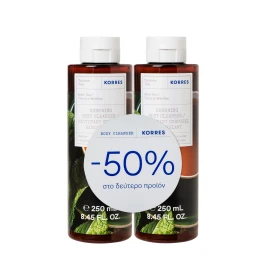 Korres Αφρόλουτρο Πράσινο Τσάι 2x250ml -50% στο 2ο Προϊόν