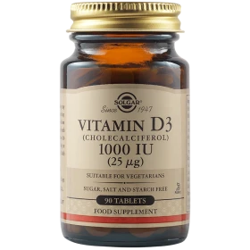 Solgar Vitamin D3 1000iu 90tabs