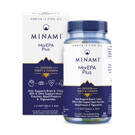 Minami MorEPA Plus Omega-3 Fish Oil 60 softgels