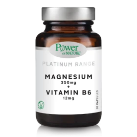 Power Health Platinum Range Magnesium 350mg + Vitamin B6 12mg 30caps