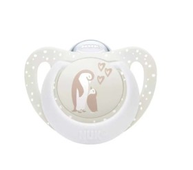 NUK First Choice Πιπίλα Σιλικόνης 0-6m Μπεζ