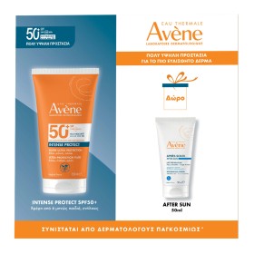 Avene Intense Protect Αντηλιακό για Πρόσωπο & Σώμα SPF50 150ml Promo Pack
