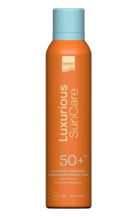 Intermed Luxurious Sun Care Invisible Spray Antioxidant Sunscreen SPF50+ 200ml