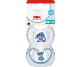 NUK Perfect Match Air Πιπίλα Σιλικόνης 0-6m Stitch