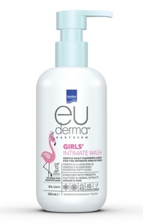 Intermed Euderma Babyderm Girls Intimate Wash 250ml