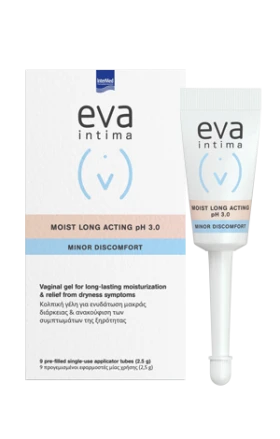 Intermed Eva Intima Moist Long Acting Gel PH3 9τμχ