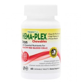 Natures Plus Hema-Plex Iron 60 Ζελεδάκια