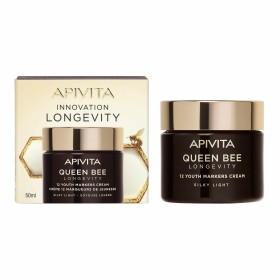 Apivita Queen Bee Longevity Day Cream Light Ελαφριά Βελούδινη Κρέμα για Δράση σε 12 Δείκτες Νεότητας 50ml