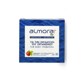Almora Plus Ηλεκτρολύτες με Γεύση Φράουλα 12 Φακελάκια