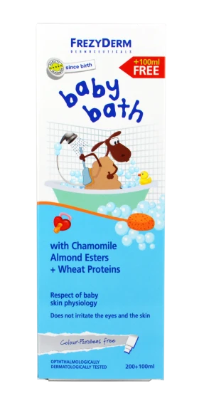 Frezyderm Baby Bath Βρεφικό Αφρόλουτρο 200ml + 100ml Δώρο