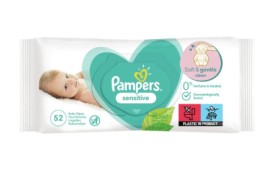 Pampers Sensitive Μωρομάντηλα 52τμχ