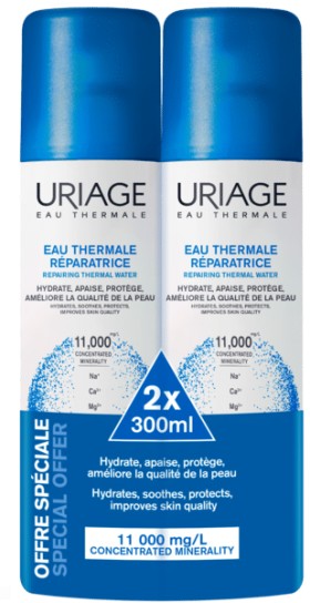 Uriage Eau Thermale Water 2x300ml Promo Pack
