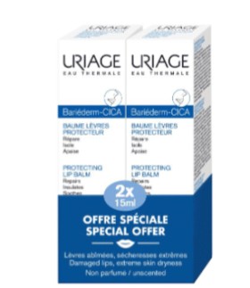 Uriage Bariederm Cica-Lips 2x15ml