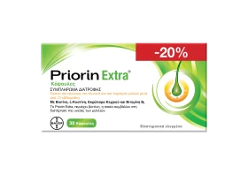 Priorin Extra Συμπλήρωμα Διατροφής για την Υγεία των Μαλλιών -20% 30caps