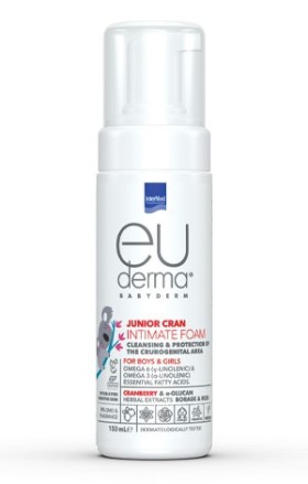 Intermed Euderma Babyderm Junior Cran Intimate Foam 150ml