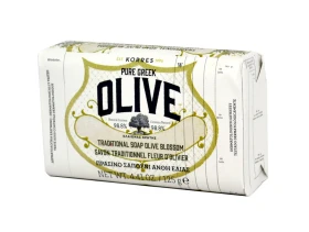 Korres Pure Greek Olive Πράσινο Σαπούνι Άνθη Ελιάς 125gr