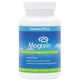 Natures Plus Magtein Chelated Magnesium L-Threonate 90caps
