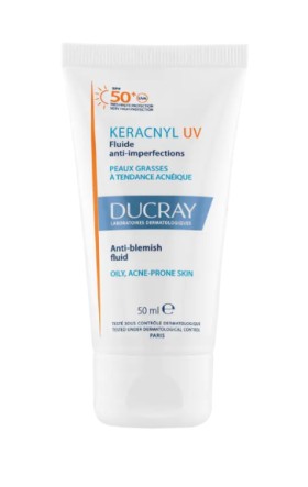 Ducray Keravnyl Fluide SPF50 Λεπτόρρευστη Κρέμα κατά των Ατελειών 50ml