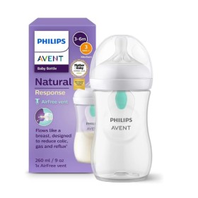 Philips Avent Natural Response AirFree Vent Μπιμπερό Πλαστικό 3-6m 260ml