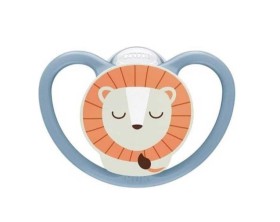 NUK Perfect Match Air Night Πιπίλα Σιλικόνης 6-18m Μπλε