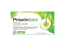 Priorin Extra Συμπλήρωμα Διατροφής για την Υγεία των Μαλλιών 60 Κάψουλες