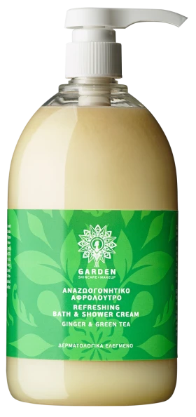 Garden Αφρόλουτρο Ginger & Green Tea 1lt