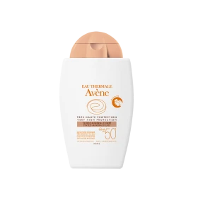 Avene Minéral Λεπτόρρευστη Αντηλιακή Κρέμα Προσώπου SPF50+ με Χρώμα για Μη Ανεκτικό Δέρμα 40ml