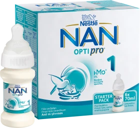 Nestle Nan Optibro No1 Starter Pack 6x70ml