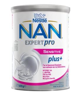 Nestle Nan Expertpro Sensitive Plus+ Γάλα για Βρέφη σε Σκόνη από τη Γέννηση 400g