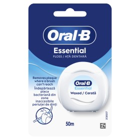 Oral-B Essential Floss Κηρωμένο Οδοντικό Νήμα 50m