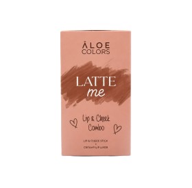 Aloe+ Colors Lip&Cheek Combo Latte Me Lip & Cheek Stick Rosy Crush & Creamy Lip Liner Latte Nude