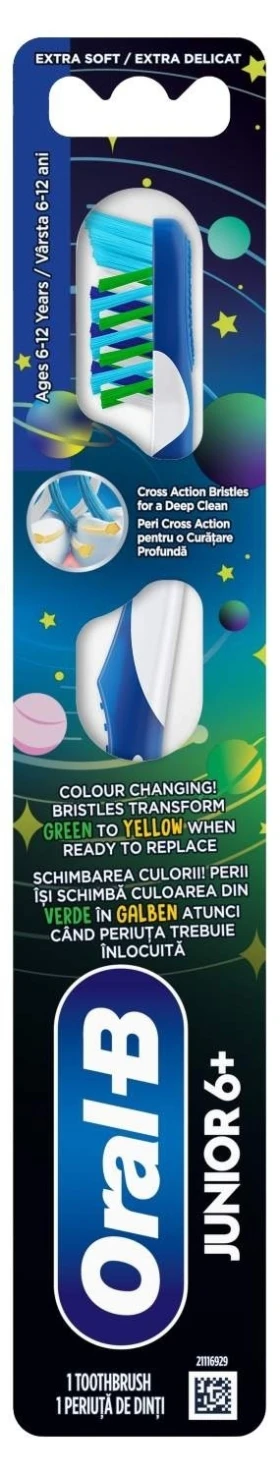Oral-B Οδοντόβουρτσα Παιδική 6+ Extra Soft Μπλέ