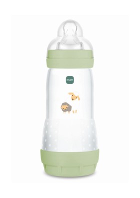 MAM Μπιμπερό Πλαστικό Easy Start Anti-Colic Θηλή Σιλικόνης 4+ 320ml Πράσινο