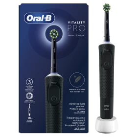 Oral-B Vitality Pro Black Ηλεκτρική Οδοντόβουρτσα Μαύρo Χρώμα