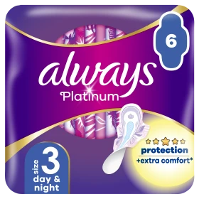 Always Platinum Night Σερβιέτες Νο3 6τμχ