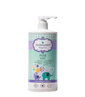 Pharmasept Tol Velvet Baby Mild Bath Βρεφικό Αφρόλουτρο για  Σώμα και Μαλλιά 1lt