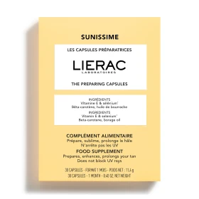 Lierac Sunissime The Preparing Capsules Κάψουλες Ενεργοποίησης Μαυρίσματος