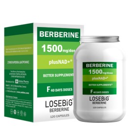 Losebig Berberine Plus NAD 1500mg 120caps